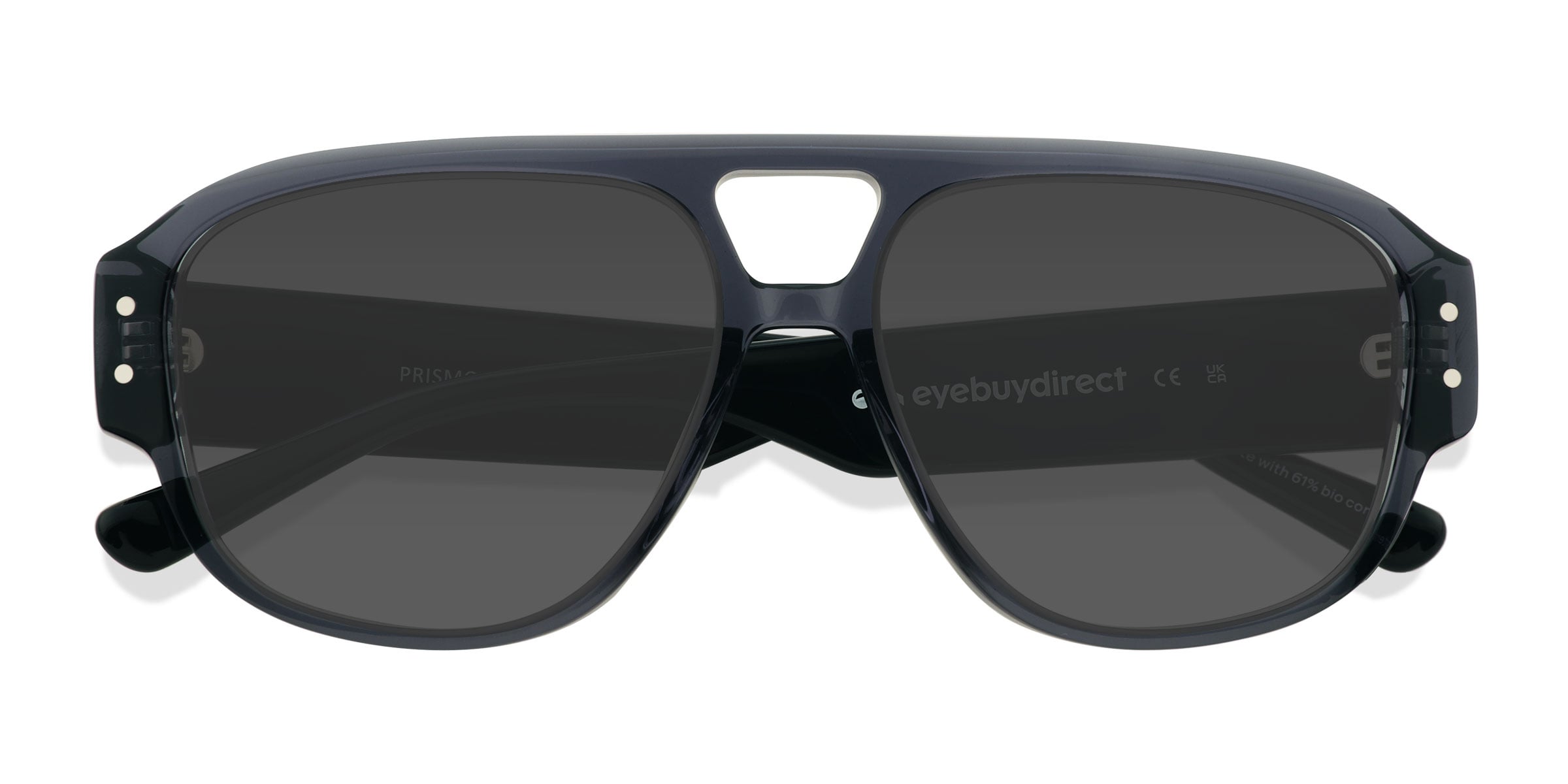 Bio Acetate Aviator Sunglasses Full Rim Round Acetate Frame Round Aviator Sunglasses Set | Multi Colors  main image 2