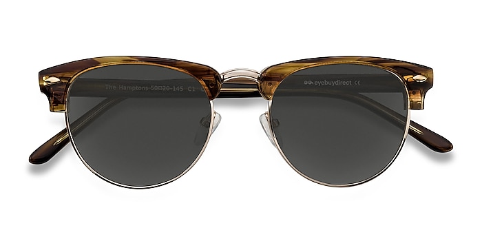 Brown Golden The Hamptons -  Vintage Acetate, Metal Sunglasses