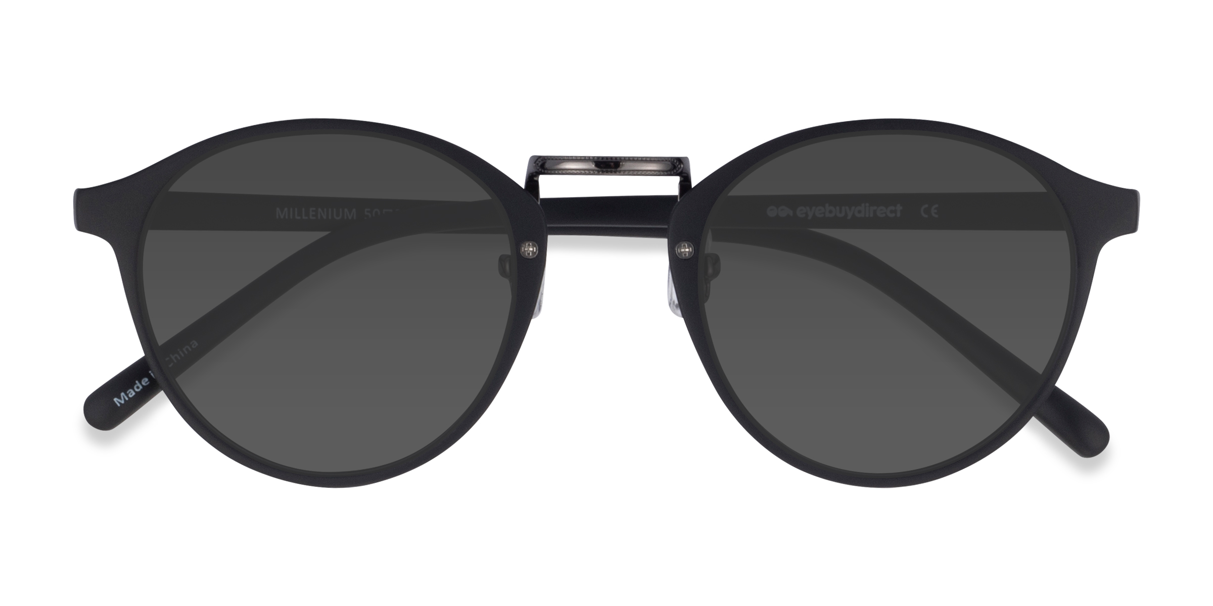 Unisex s roundPlastic Prescription sunglasses - Eyebuydirect s Millenium