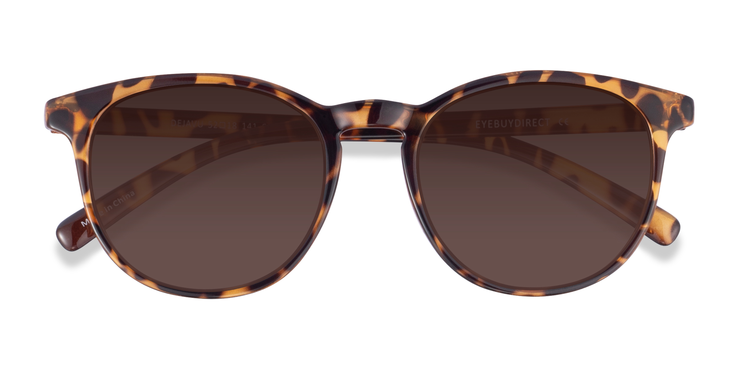 Female s roundTortoise Plastic Prescription sunglasses - Eyebuydirect s Deja Vu