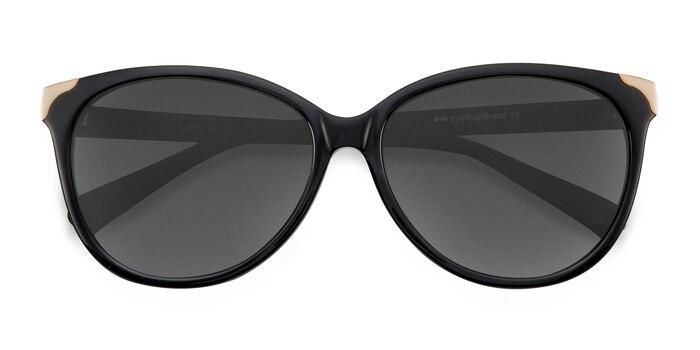 Black Lima -  Vintage Acetate Sunglasses