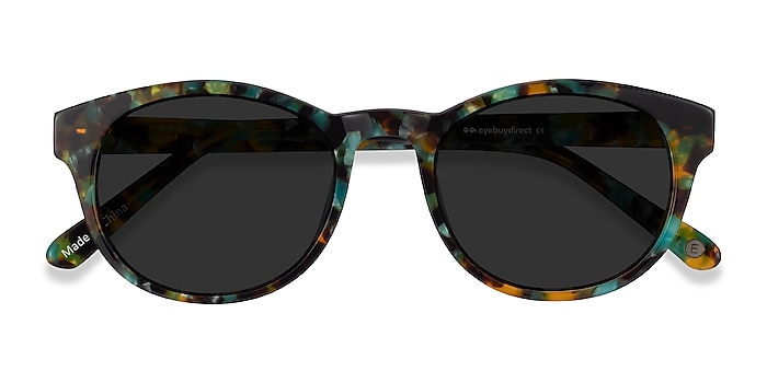 Green Tortoise Coppola -  Vintage Acetate Sunglasses
