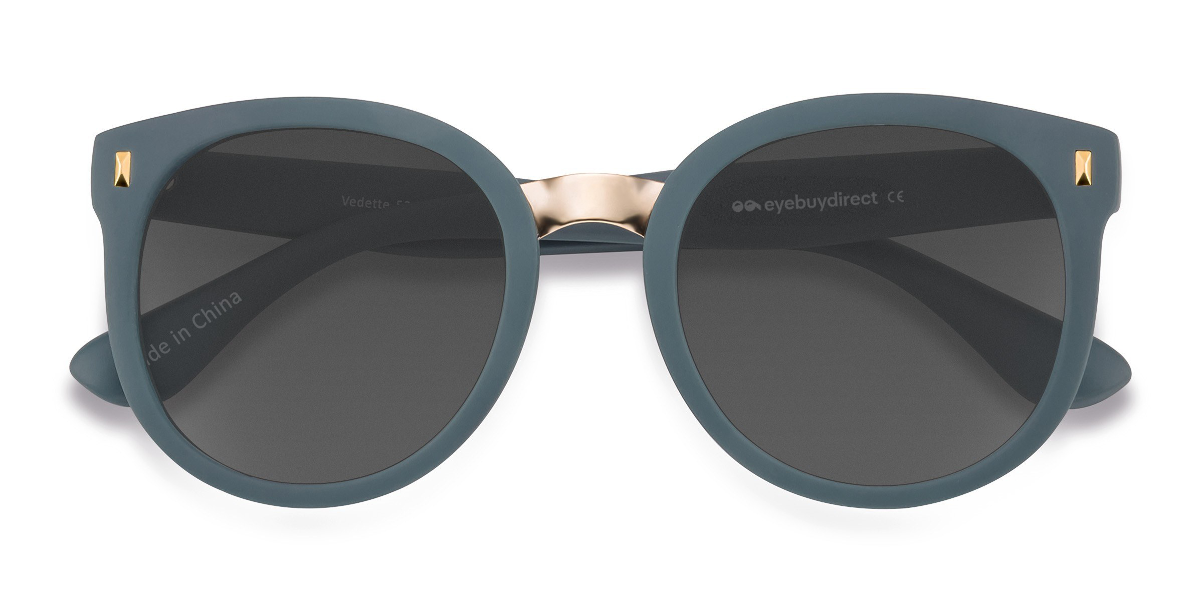 Female s roundPlastic, Metal Prescription sunglasses - Eyebuydirect s Vedette