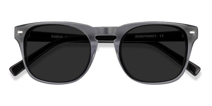 Daikon - Square Gray Frame Sunglasses For Men | Eyebuydirect