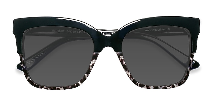 Black Leopard Intrigue -  Acetate Sunglasses