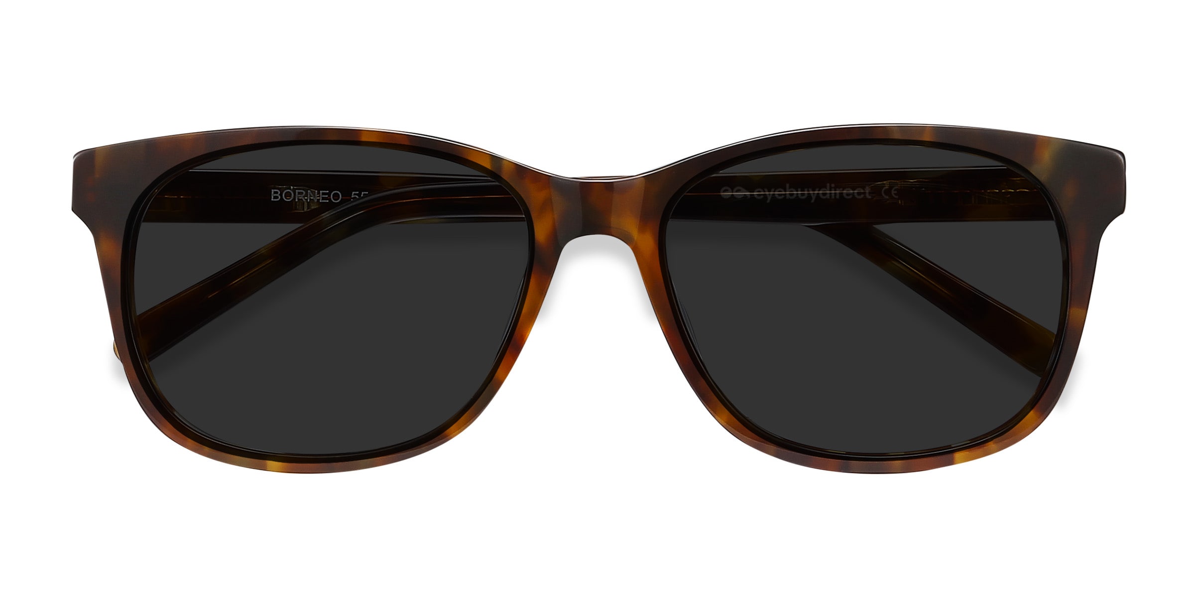 Borneo - Rectangle Tortoise Frame Prescription Sunglasses