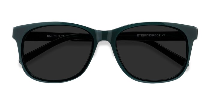 Green Borneo -  Vintage Acetate Sunglasses