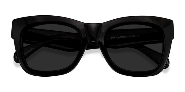 Calico Cat Eye Black Frame Sunglasses For | Eyebuydirect