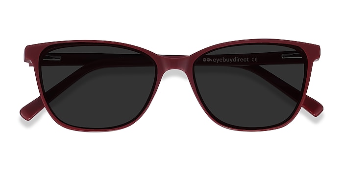 Red Halle -  Vintage Acetate Sunglasses