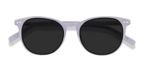 Female S Oval Purple Striped Acetate Prescription Sunglasses - Eyebuydirect S Rhythm