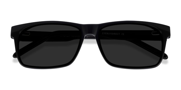 Black rectangle Acetate sunglasses Online - Full-Rim - Sun Sydney - 1.6 Basic Tint Lenses