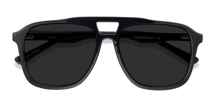Black Aster -  Acetate Sunglasses