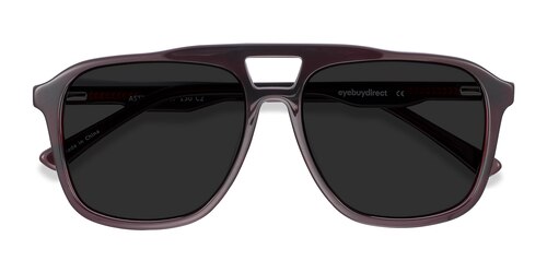 Male S Aviator Dark Burgundy Acetate Prescription Sunglasses - Eyebuydirect S Aster