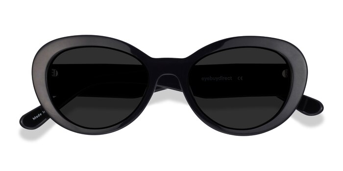 Black Elle -  Vintage Acetate Sunglasses
