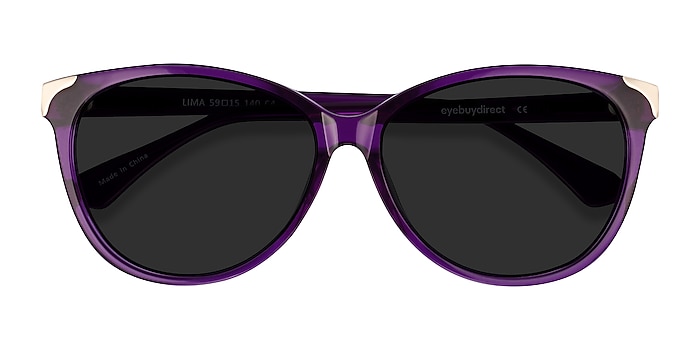 Purple Lima -  Acetate Sunglasses