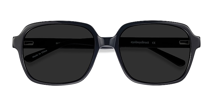 Black Marlon -  Vintage Acetate Sunglasses