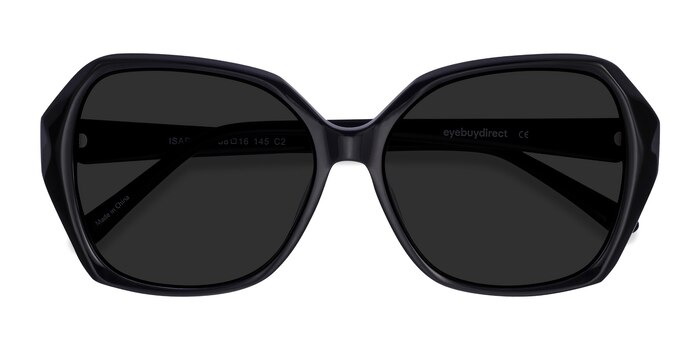 Black Isabella -  Vintage Acetate Sunglasses