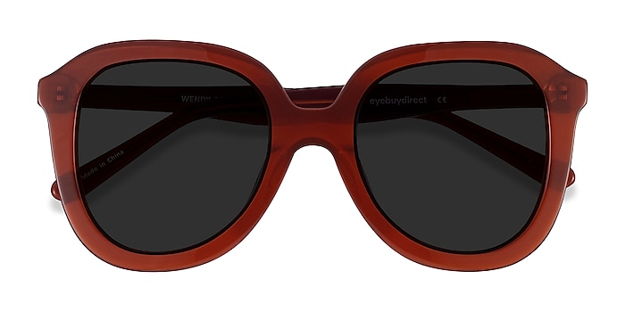 Burgundy Wendy -  Vintage Acetate Sunglasses