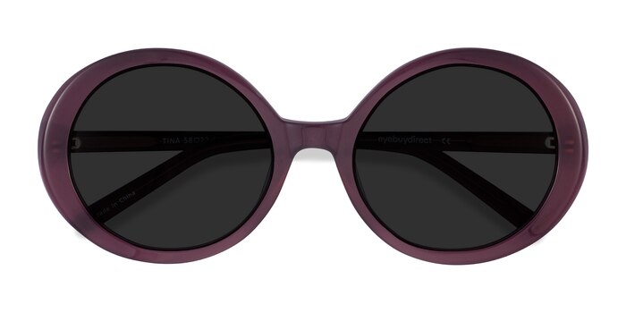 Purple Tina -  Vintage Acetate Sunglasses