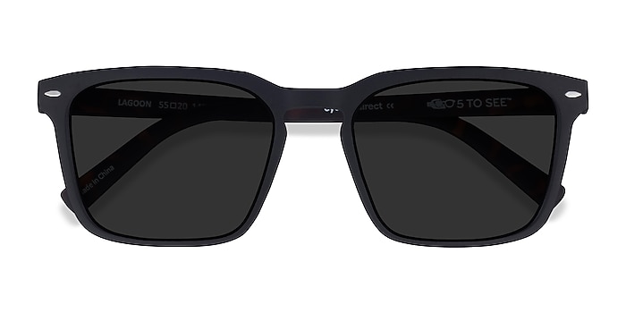 Basalt & Warm Tortoise Lagoon -  Plastic Sunglasses
