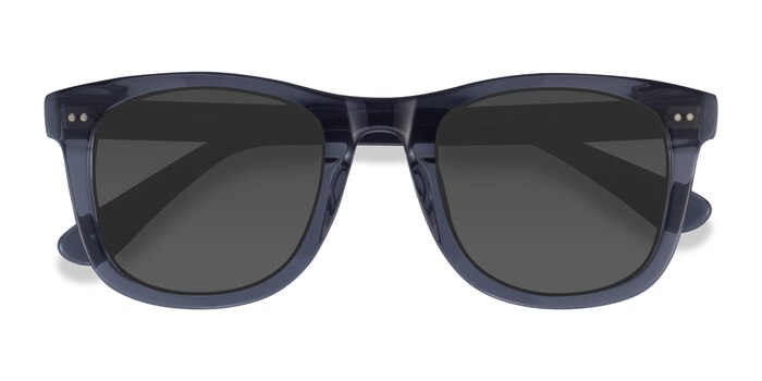 Clear Gray Nevada -  Acetate Sunglasses