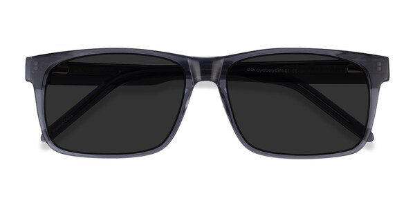Uplift - Square Aqua Gray Frame Prescription Sunglasses, Eyebuydirect