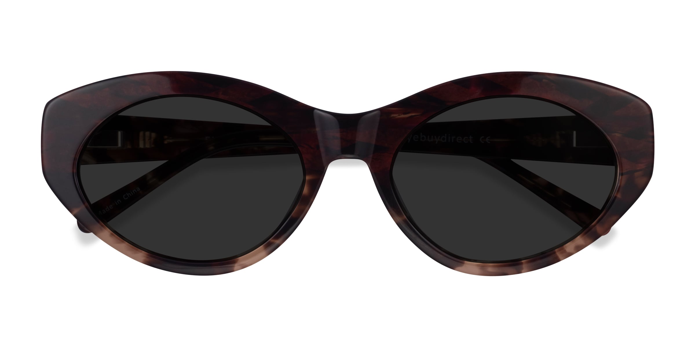 Female s horn Striped Tortoise Acetate Prescription sunglasses - Eyebuydirect s Fabulous 42$