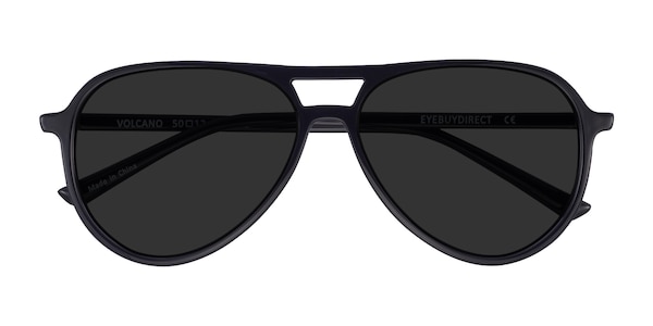 Volcano - Aviator Black Frame Sunglasses | Eyebuydirect