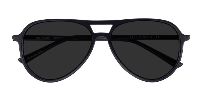 Black Volcano -  Plastic Sunglasses