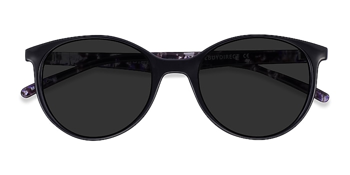 Black Floral Talent -  Plastic Sunglasses