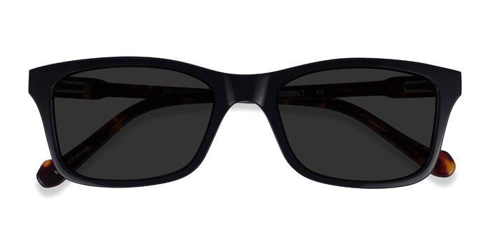 Black Tortoise Tennis -  Acetate Sunglasses