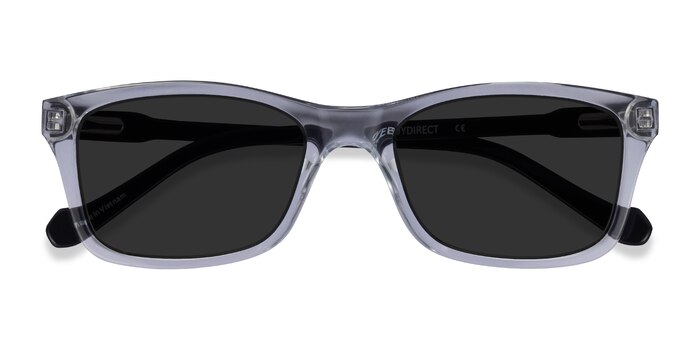 Clear Black Tennis -  Acetate Sunglasses