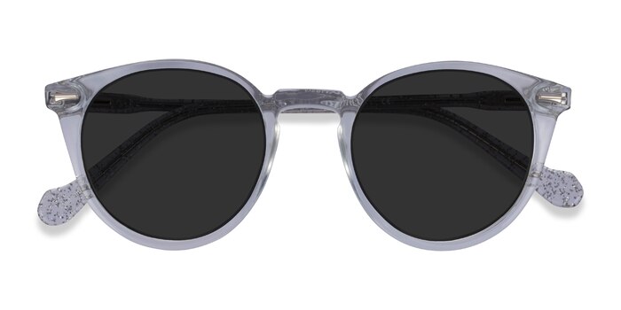 Glitter Clear Fun -  Acetate Sunglasses