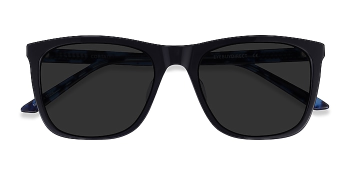 Black  Blue Tortoise Cortado -  Acetate Sunglasses