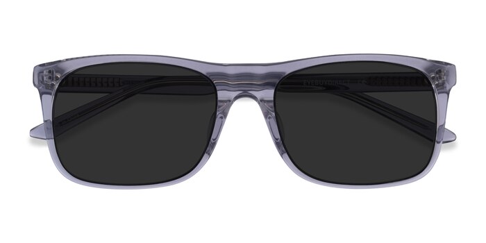 Clear Gray Silvio -  Acetate Sunglasses