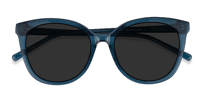 Clear Teal Cinematic -  Acetate Sunglasses