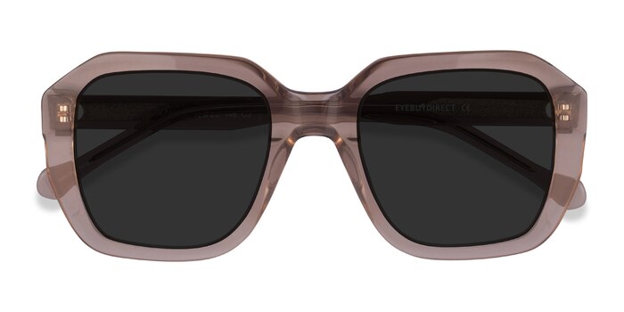 Clear Brown Azalea -  Acetate Sunglasses