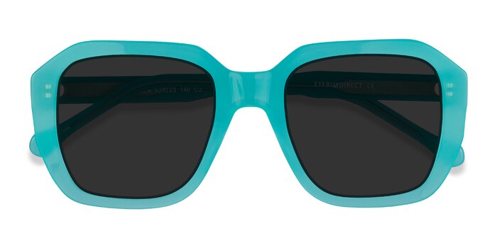 Turquoise Blue Azalea -  Acetate Sunglasses