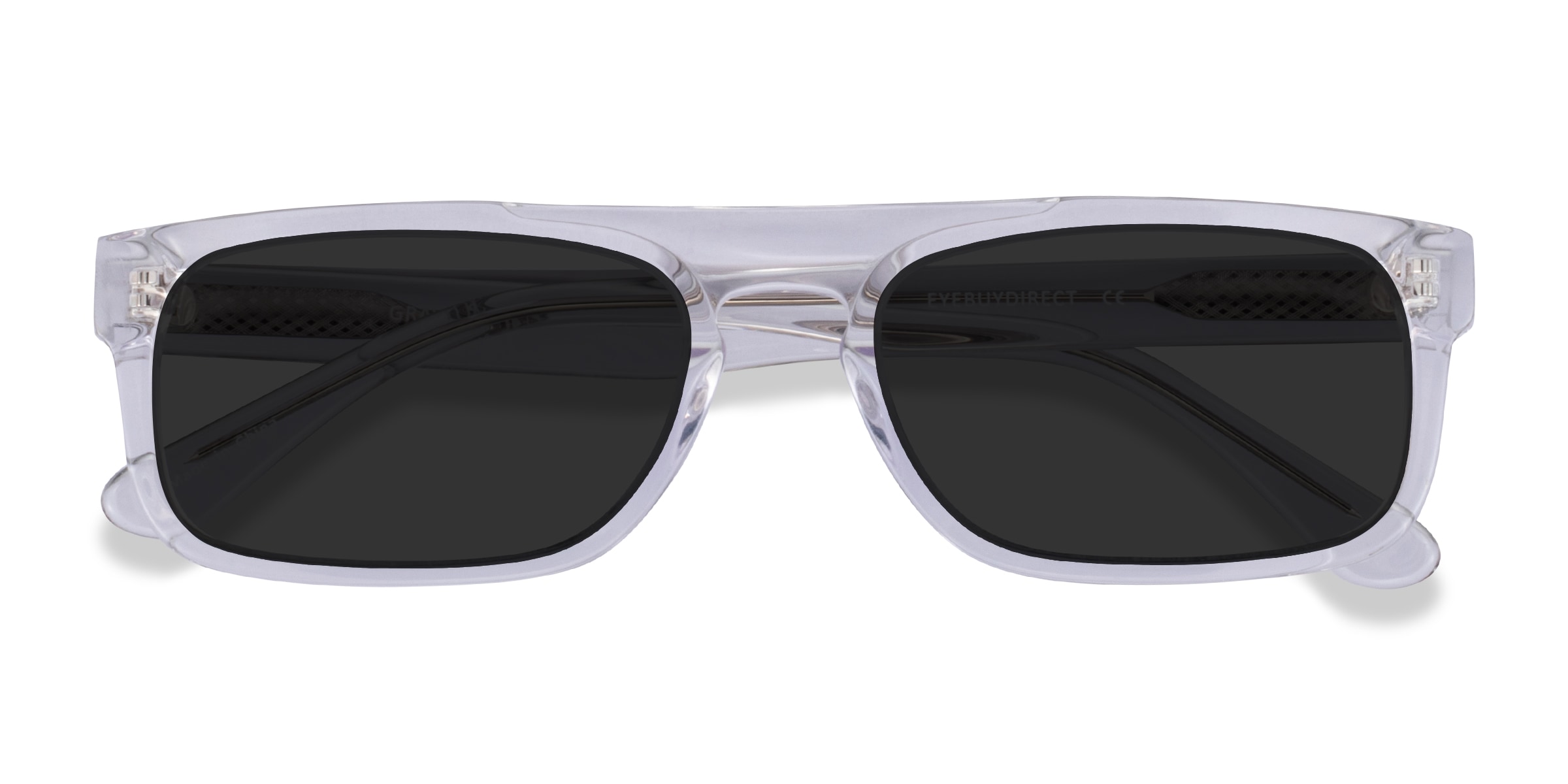 Transparent Frame-Grey Lens- Unisex Sunglasses with long hang in neck –  iryzeyewear