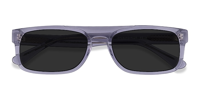 Clear Gray Grayton -  Acetate Sunglasses