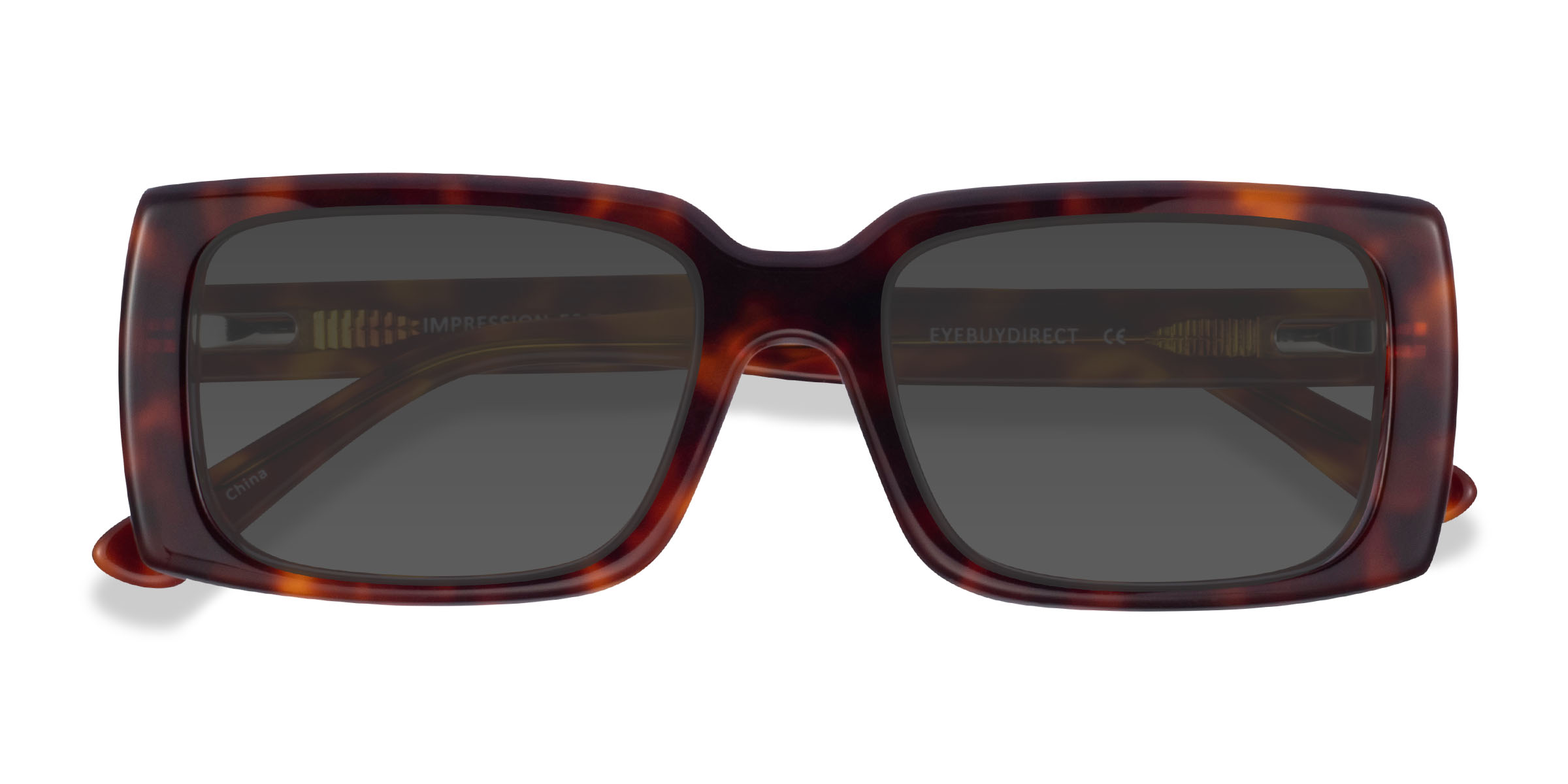 Unisex s rectangleAcetate Prescription sunglasses - Eyebuydirect s Impression