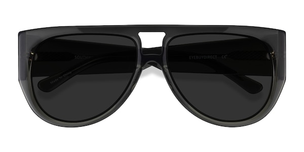 Southwest - Aviator Clear Green Frame Sunglasses For Men | Eyebuydirect