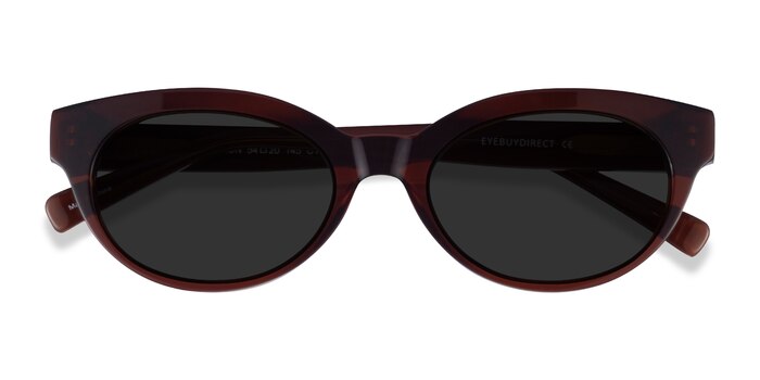 Clear Brown Vacation -  Acetate Sunglasses