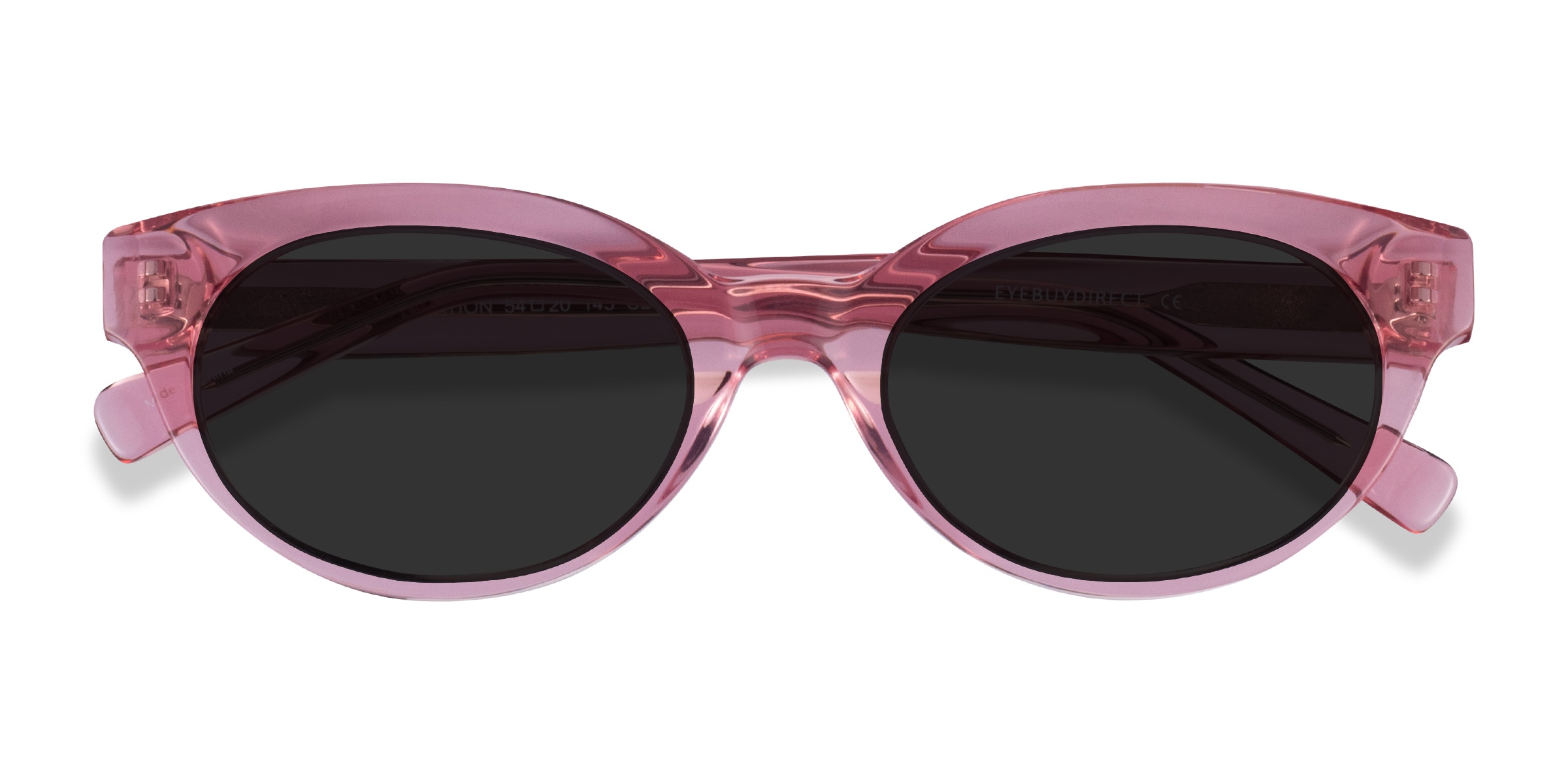 Clear pink hot sale sunglasses