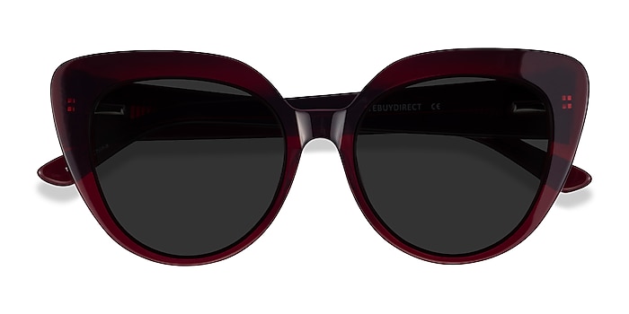 Burgundy Santa Monica -  Acetate Sunglasses