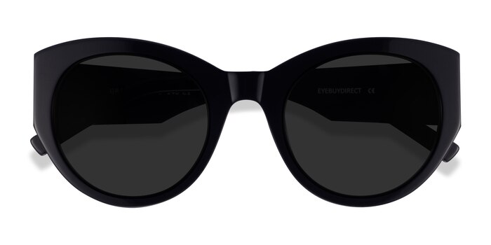 Gratia - Cat Eye Black Frame Prescription Sunglasses | Eyebuydirect