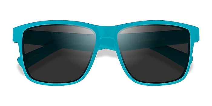 Aqua Gray Uplift -  Plastic Sunglasses