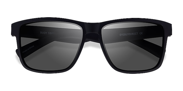 Black Gray Buoy -  Plastic Sunglasses