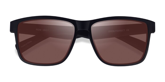 Black Brown Row -  Plastic Sunglasses