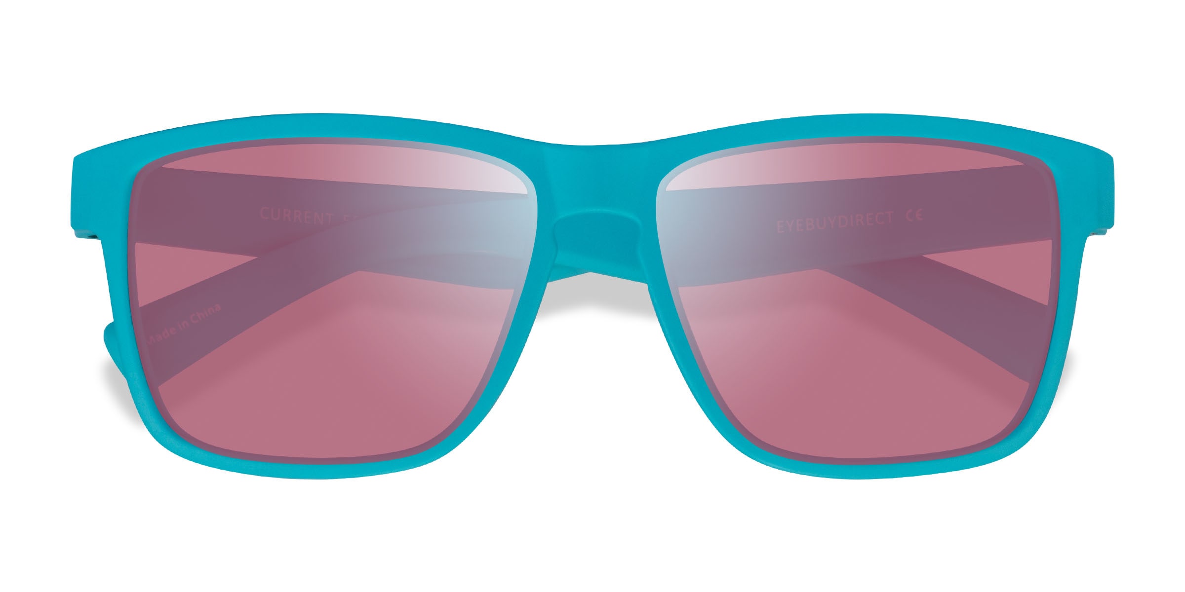 Unisex s square Aqua Pink Plastic Prescription sunglasses - Eyebuydirect s Current 144$